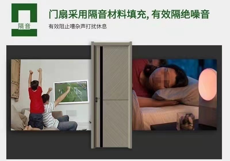 现货定制家用木门卧室门免漆门生态门工程出租门环保室内门套装门(图4)