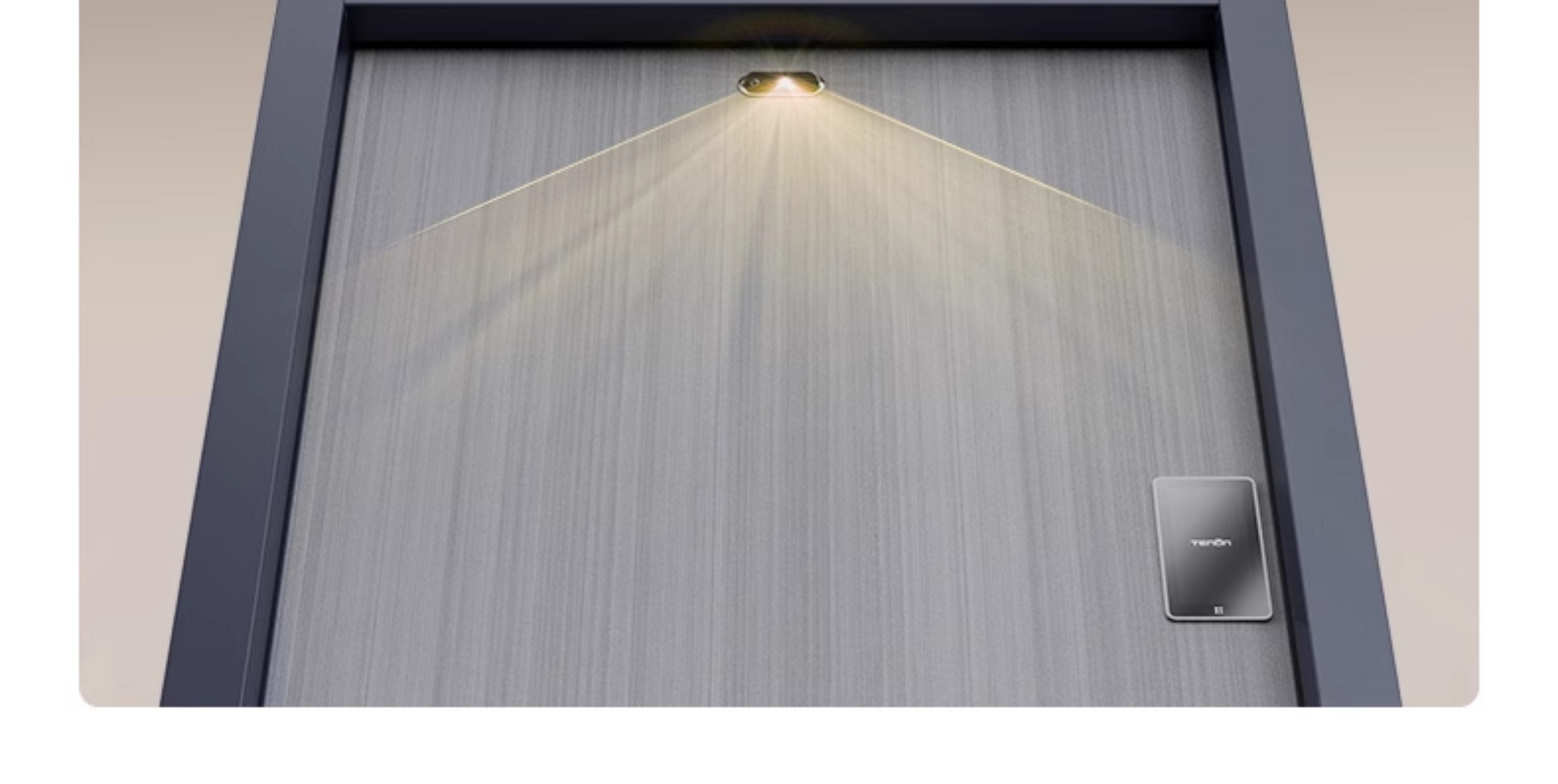 亚太天能精雕铸铝智能门可视监控防盗进户门人脸识别全自动入户门(图47)