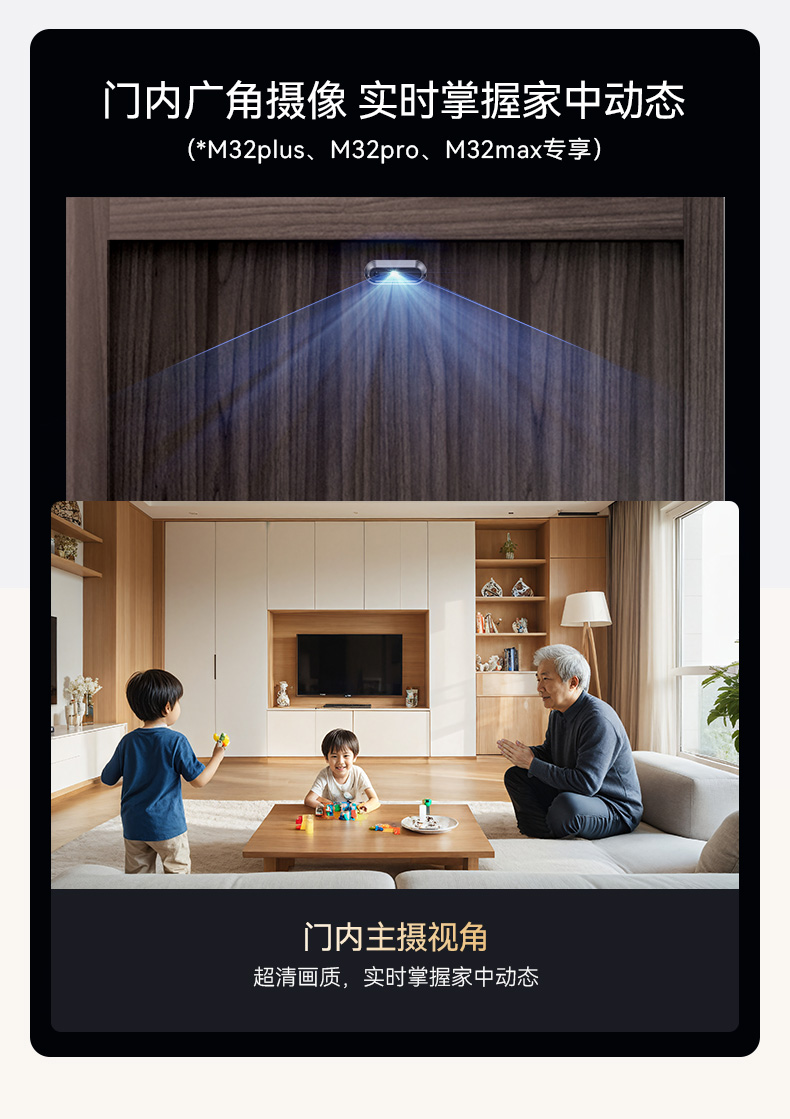 亚太天能一体化智能门入户门可视防盗监控全自动进户门家用大门(图12)