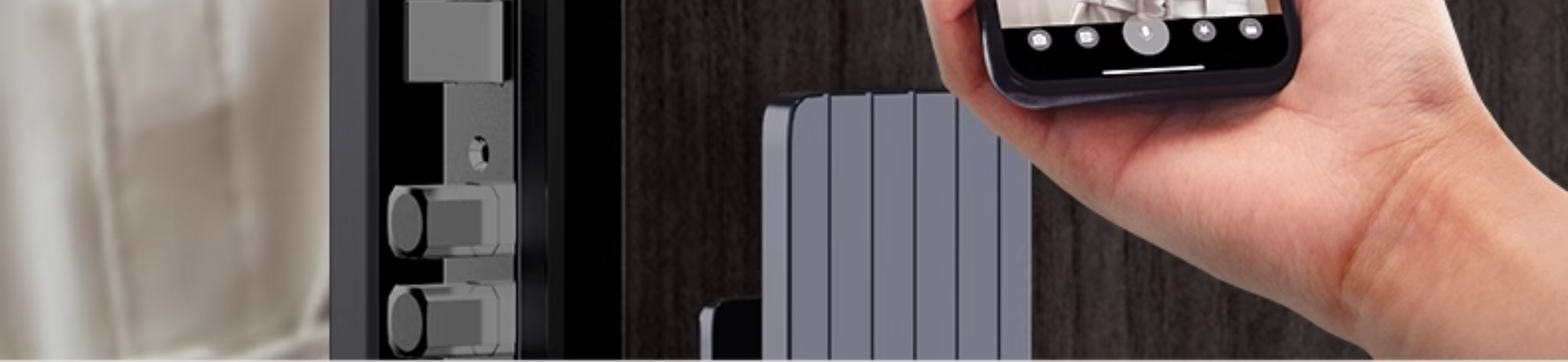 亚太天能一体化智能门入户门可视防盗监控全自动进户门家用大门(图21)