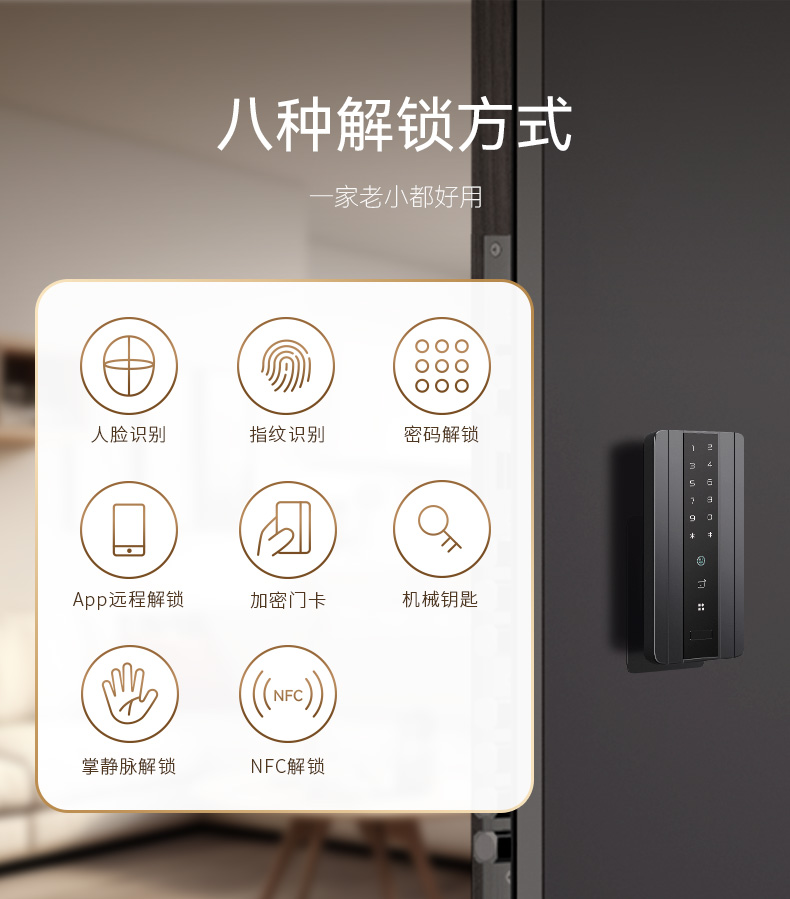 亚太天能一体化智能门入户门可视防盗监控全自动进户门家用大门(图33)