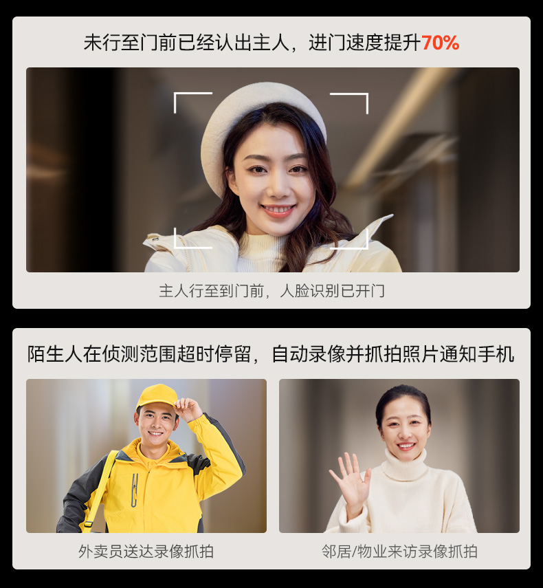 亚太天能智能门精雕铸铝入户门全自动可视监控防盗进户门家用大门(图24)