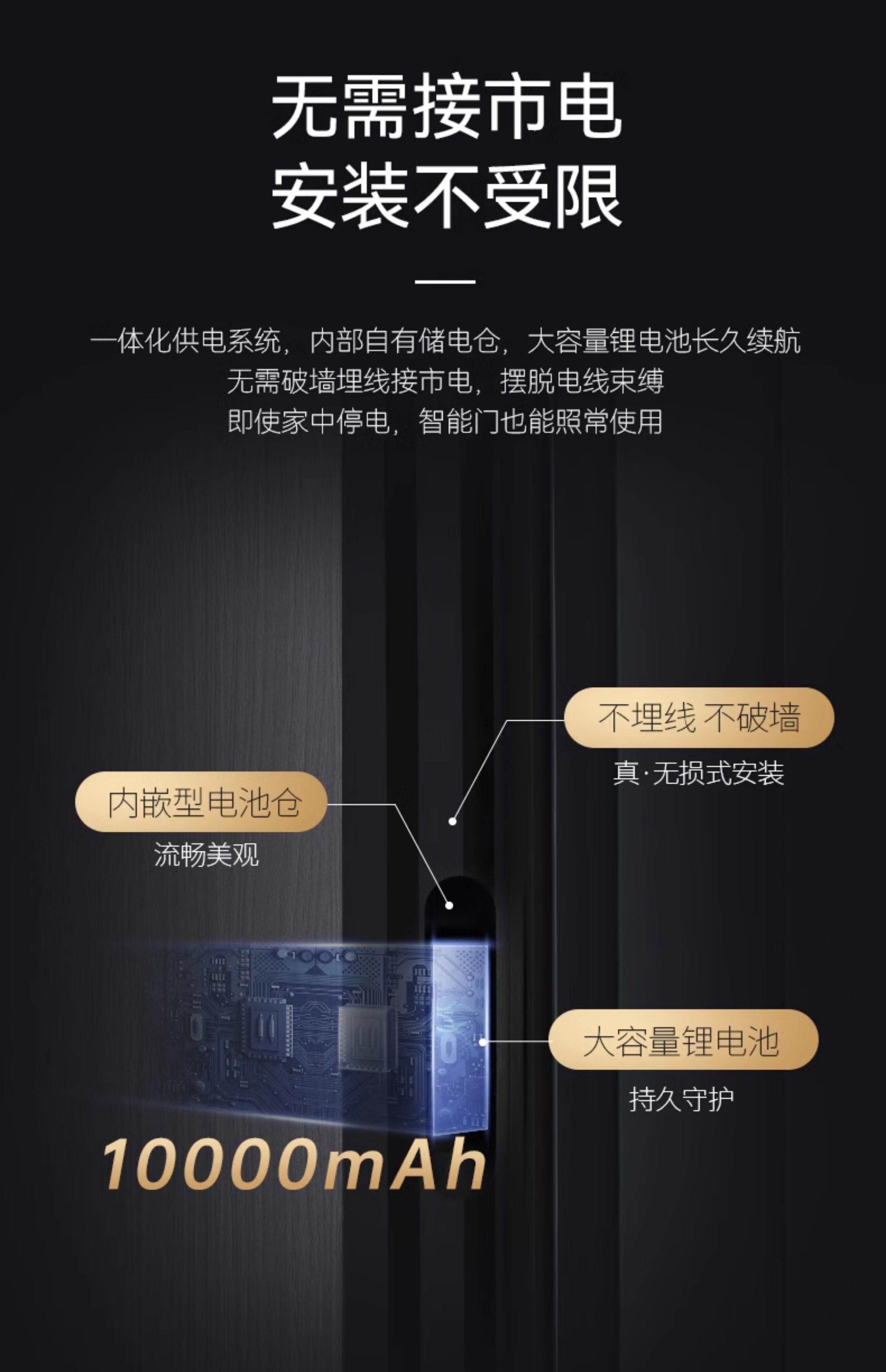 亚太天能智能门精雕铸铝入户门全自动可视监控防盗进户门家用大门(图49)