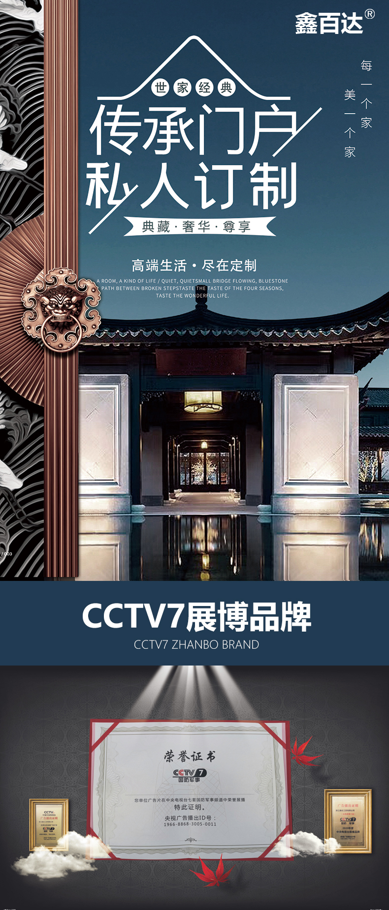 鑫百达防盗门家用定做对开门禁小区楼宇门玻璃入户智能透光楼道门(图1)