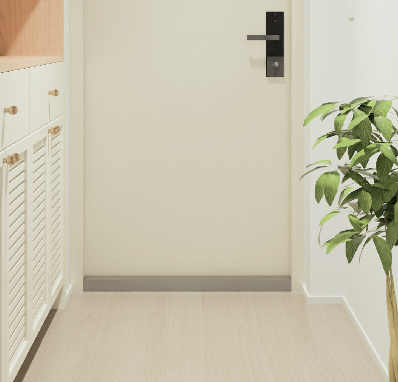 美心新款INS奶油风甲级防盗门安全门别墅大门智能门单门子母6230(图13)