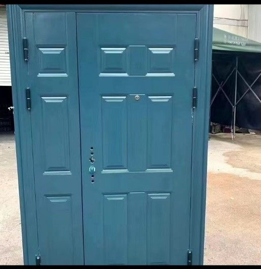 单元门，楼宇门钢制材质(图1)