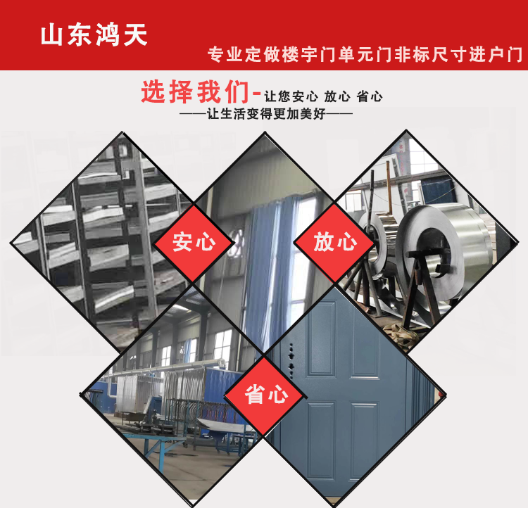 单元门入户门小区防盗门子母楼宇门楼道进户门对讲单元楼楼宇门(图2)