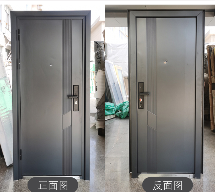 钢质门出租房门小尺寸防盗门定制工程门进户门入户门铁门单门子母(图12)