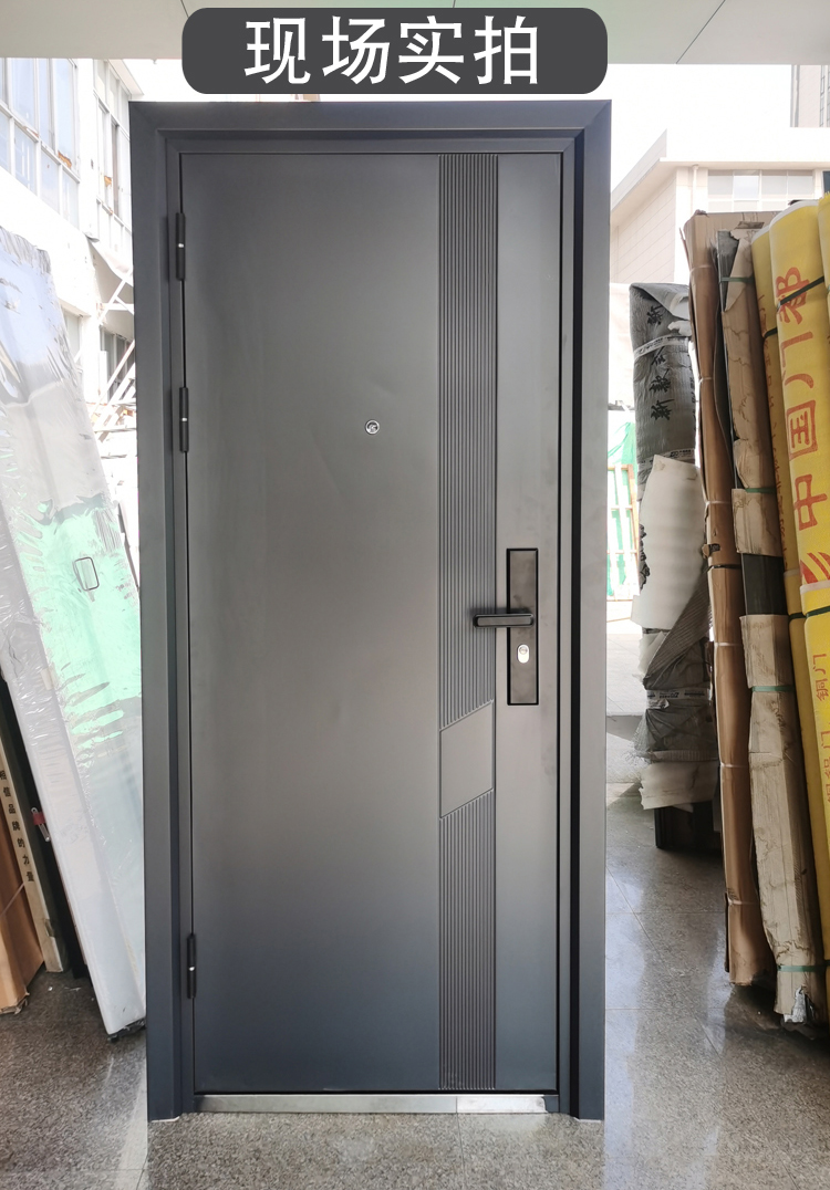 钢质门出租房门小尺寸防盗门定制工程门进户门入户门铁门单门子母(图17)