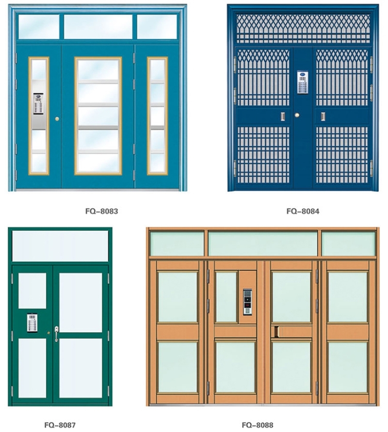 304入户门小区门楼防盗门工程楼宇门大门楼道定制门不锈钢可视(图18)