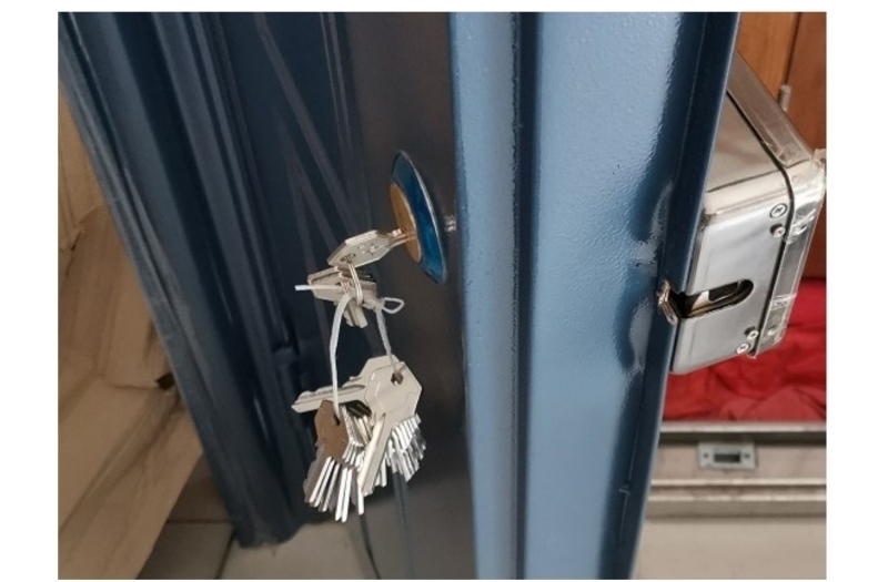 双层门智能子母门小区钢化电控电控门入户门进户办公楼宇门防盗门(图10)