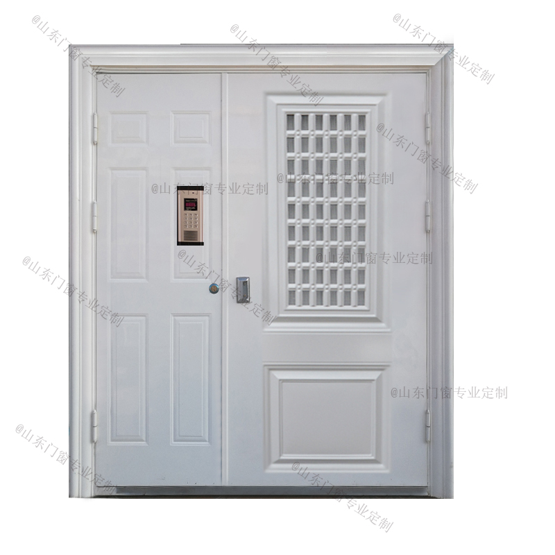 单元门济南楼宇门工程门小区单元门楼宇对讲门老小区改造电控门(图2)