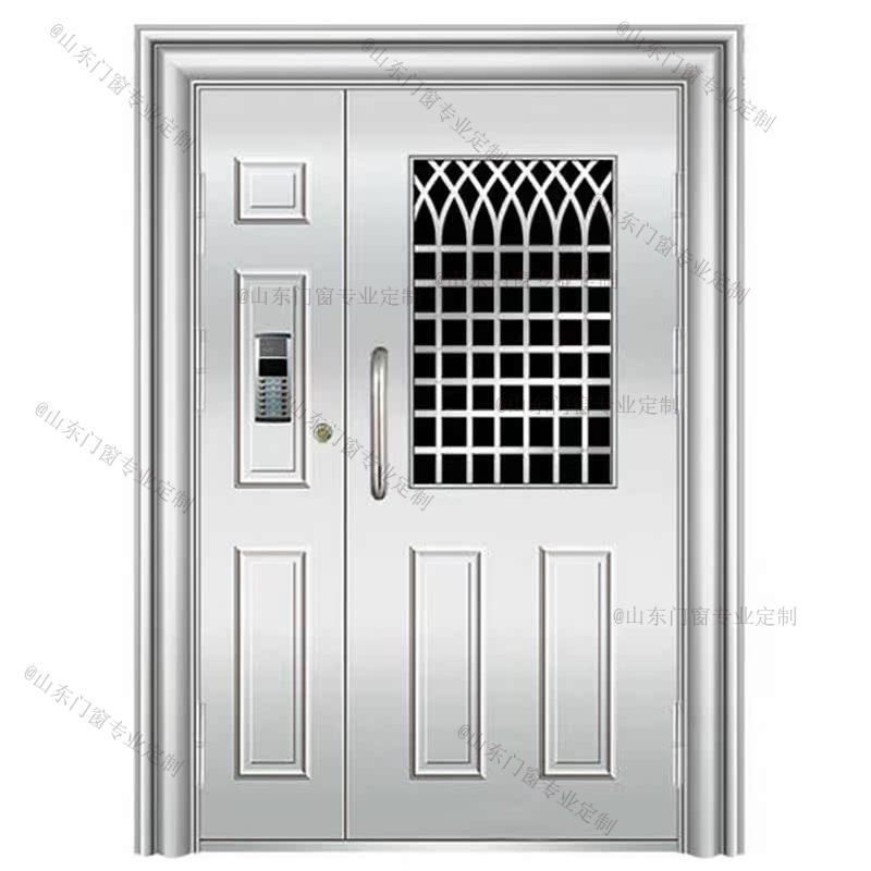 单元门济南楼宇门工程门小区单元门楼宇对讲门老小区改造电控门(图3)