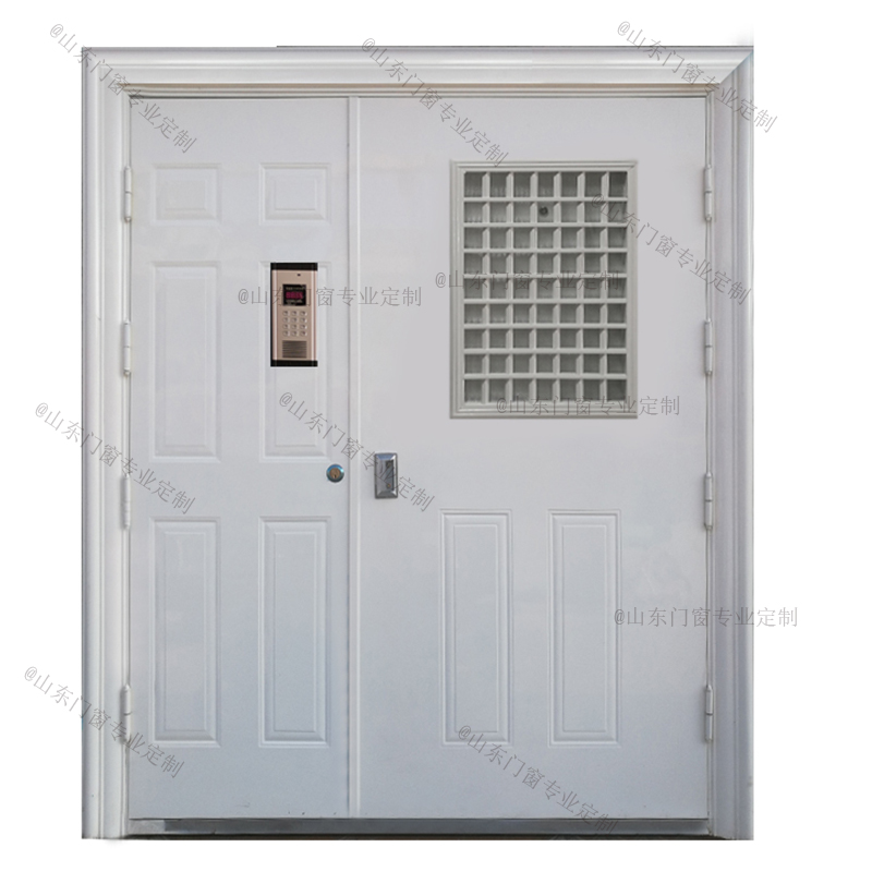 单元门济南楼宇门工程门小区单元门楼宇对讲门老小区改造电控门(图5)