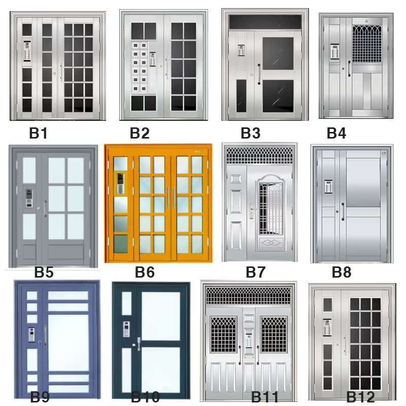 单元门济南楼宇门工程门小区单元门楼宇对讲门老小区改造电控门(图6)