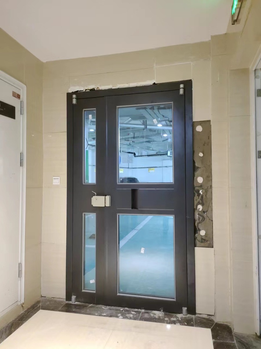 四川成都小区楼道门防盗单元入户厂家直销刷卡门禁电控玻璃楼宇门(图11)