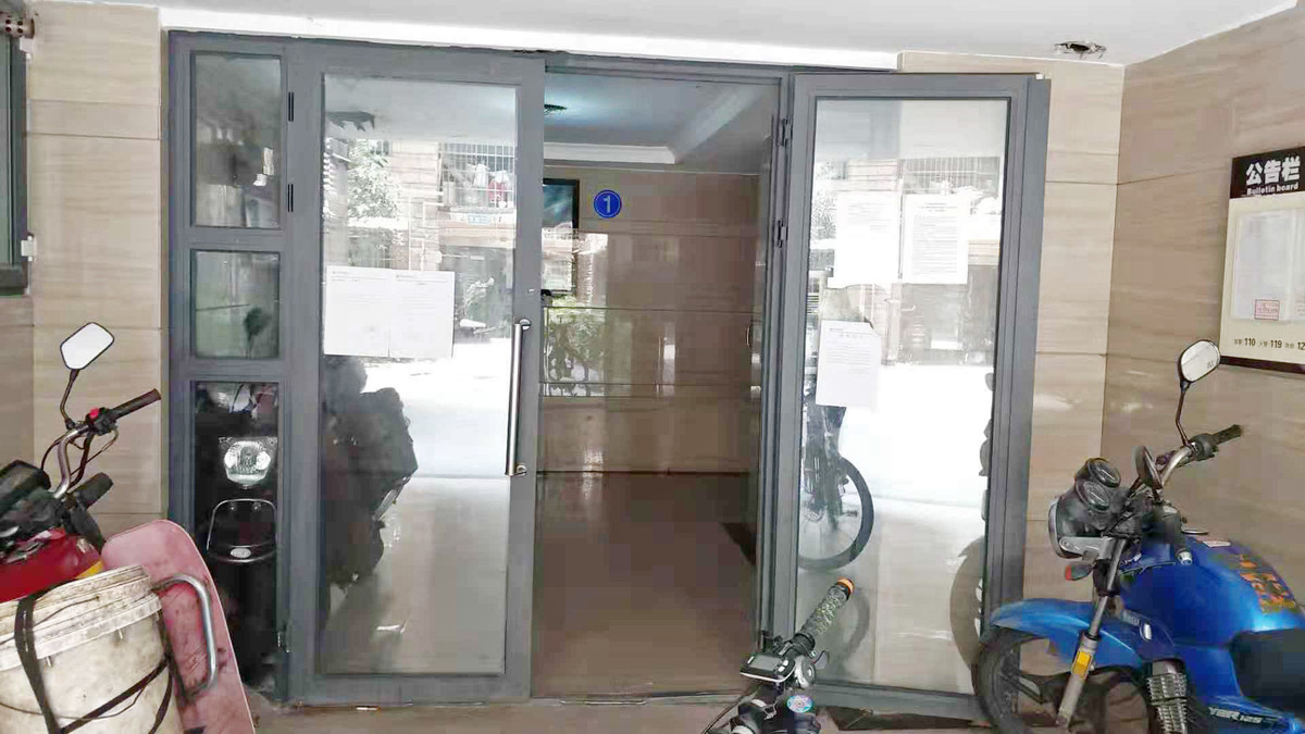 四川成都小区楼道门防盗单元入户厂家直销刷卡门禁电控玻璃楼宇门(图17)