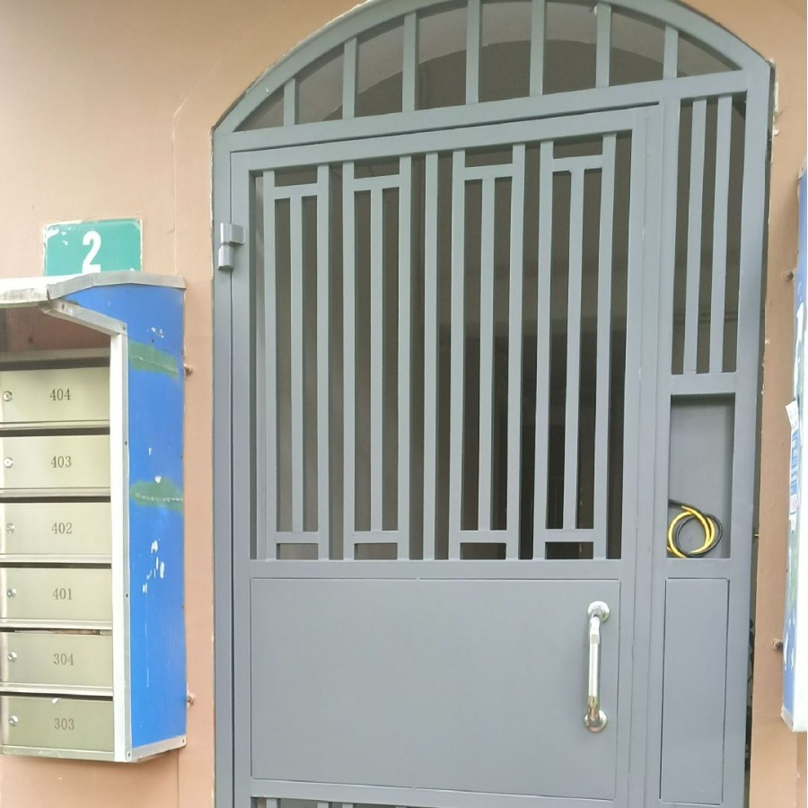 小区入户单元门定制楼宇门钢制栅栏门通风楼道门不锈钢楼宇防盗门(图16)