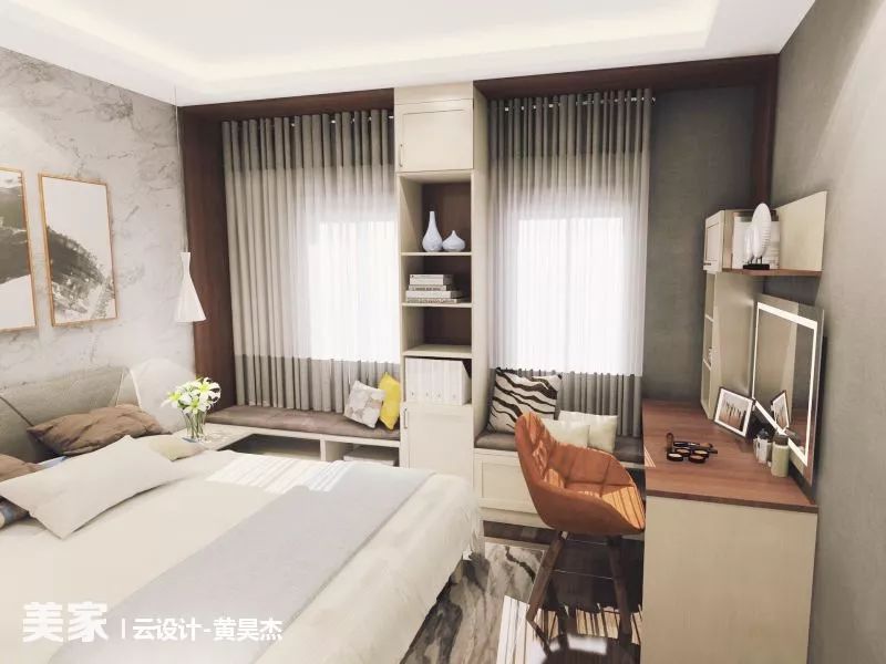 飘窗做成书桌_书桌飘窗利用做法图片_利用飘窗做书桌