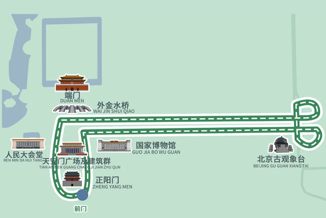 北京双层观光巴士起点_北京双层观光巴士线路_北京旅游观光双层巴士