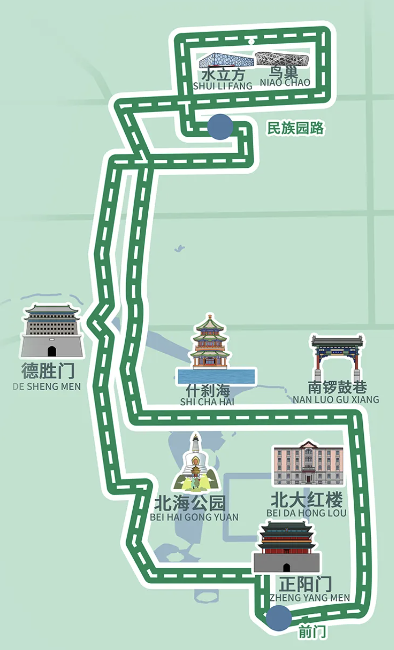 北京双层观光巴士线路_北京旅游观光双层巴士_北京双层观光巴士起点
