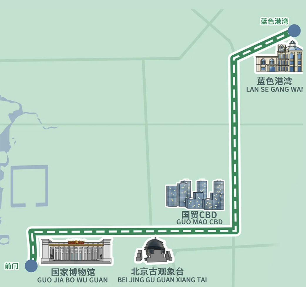 北京双层观光巴士起点_北京旅游观光双层巴士_北京双层观光巴士线路