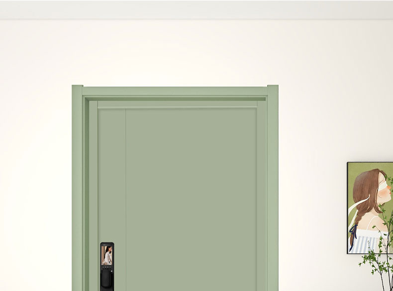 FX富新 多澜 甲级防盗门入户大门牛油果绿简约智能大非标定制4级(图11)