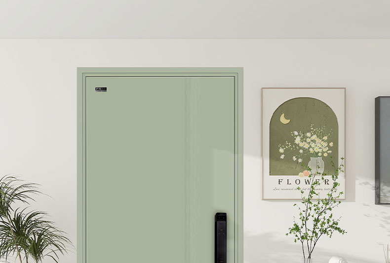 FX富新 多澜 甲级防盗门入户大门牛油果绿简约智能大非标定制4级(图14)