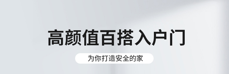 防盗门子母门入户门家用带玻璃气窗室外农村自建房双开大门进户门(图2)