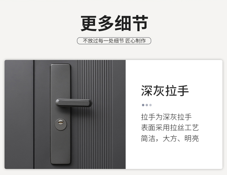 防盗门子母门入户门家用带玻璃气窗室外农村自建房双开大门进户门(图21)