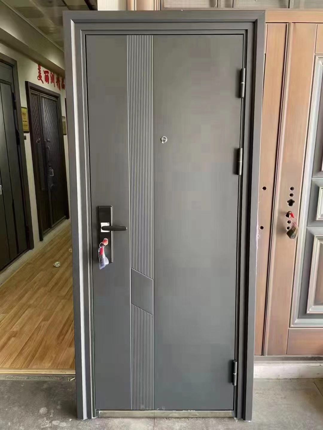 防盗门钢质门工程门进户门入户门标准门室外门非标门子母门对开门(图2)