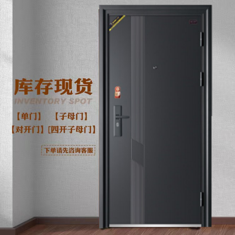 防盗门钢质门工程门进户门入户门标准门室外门非标门子母门对开门(图3)