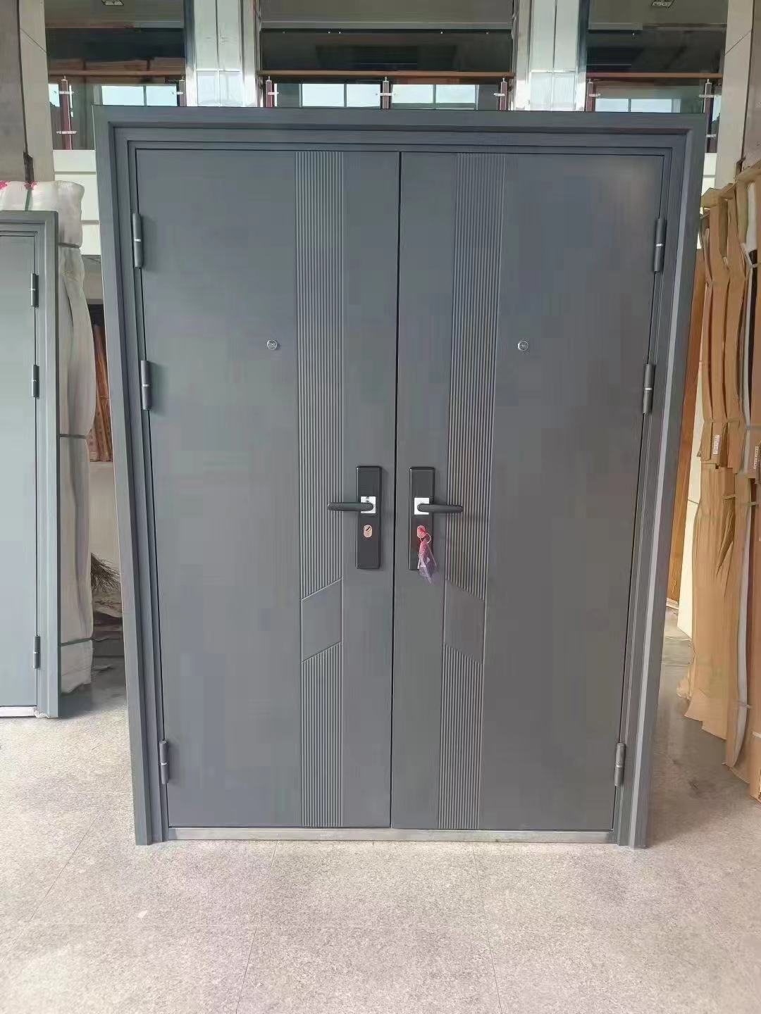 防盗门钢质门工程门进户门入户门标准门室外门非标门子母门对开门(图9)