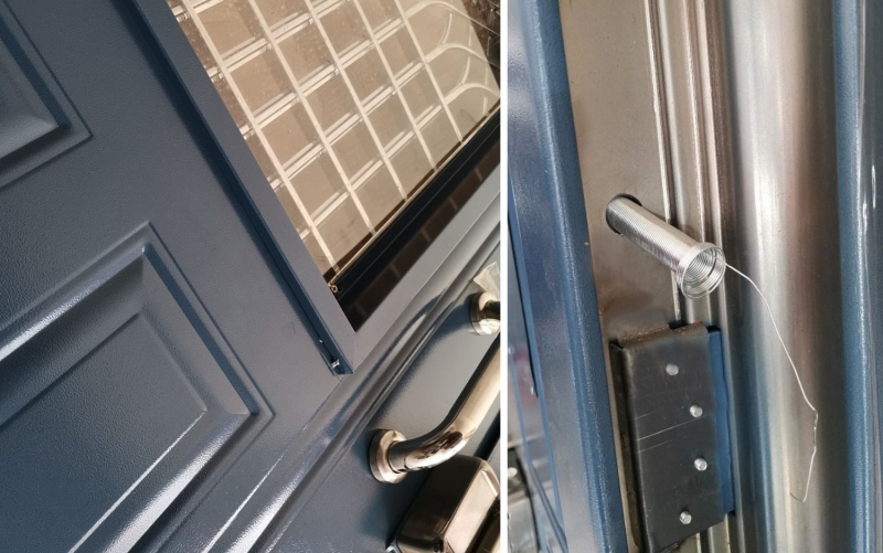 子母门非标大门单元户外对开门定制厂家直销楼宇门通道门单元门(图13)