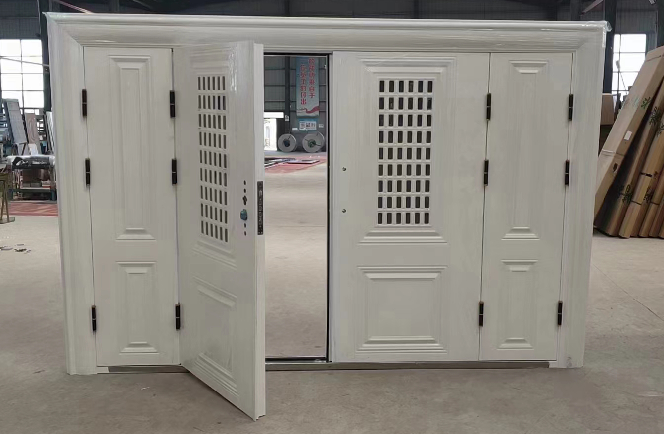 济南定做非标门防盗进户门高档山东楼宇门庭院大门学校门楼道门(图4)