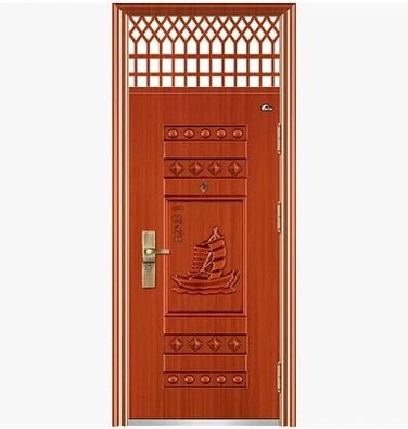 定制 钢质门 进户门 标准门 工程门 非标门 带气窗防盗门安全(图2)