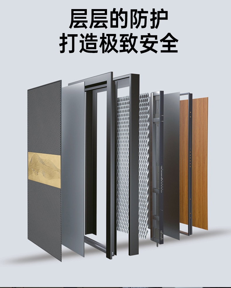 别墅大门铸铝门防盗门甲级锌合金入户门卡门农村自建房铜门非标门(图25)