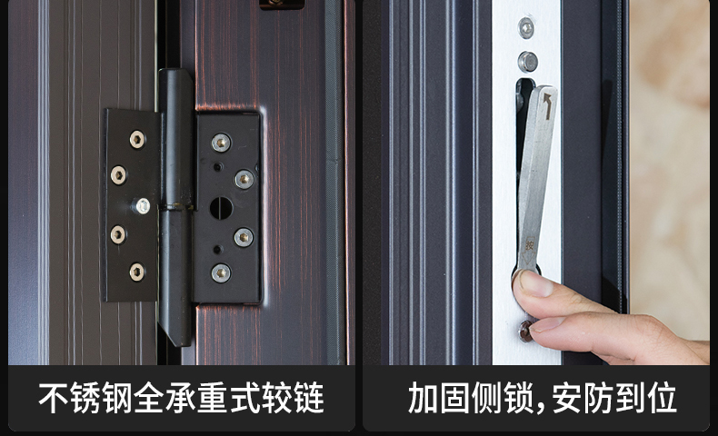 别墅大门铸铝门防盗门甲级锌合金入户门卡门农村自建房铜门非标门(图35)