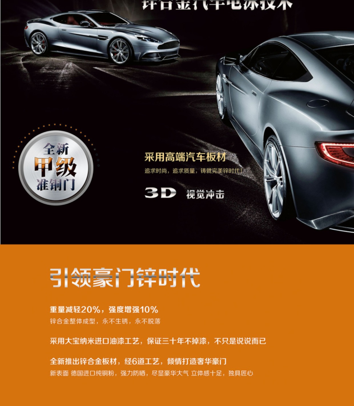 子母防盗门非标门甲级防盗门农村别墅大门进户子母门带亮窗入户门(图9)