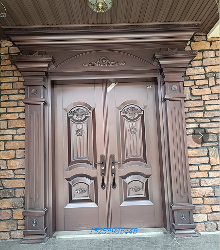 子母防盗门非标门甲级防盗门农村别墅大门进户子母门带亮窗入户门(图14)