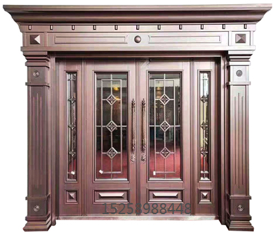 子母防盗门非标门甲级防盗门农村别墅大门进户子母门带亮窗入户门(图15)