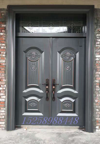 子母防盗门非标门甲级防盗门农村别墅大门进户子母门带亮窗入户门(图19)