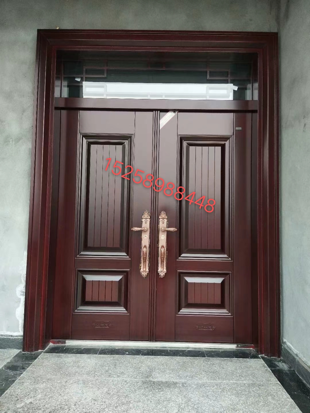 子母防盗门非标门甲级防盗门农村别墅大门进户子母门带亮窗入户门(图23)