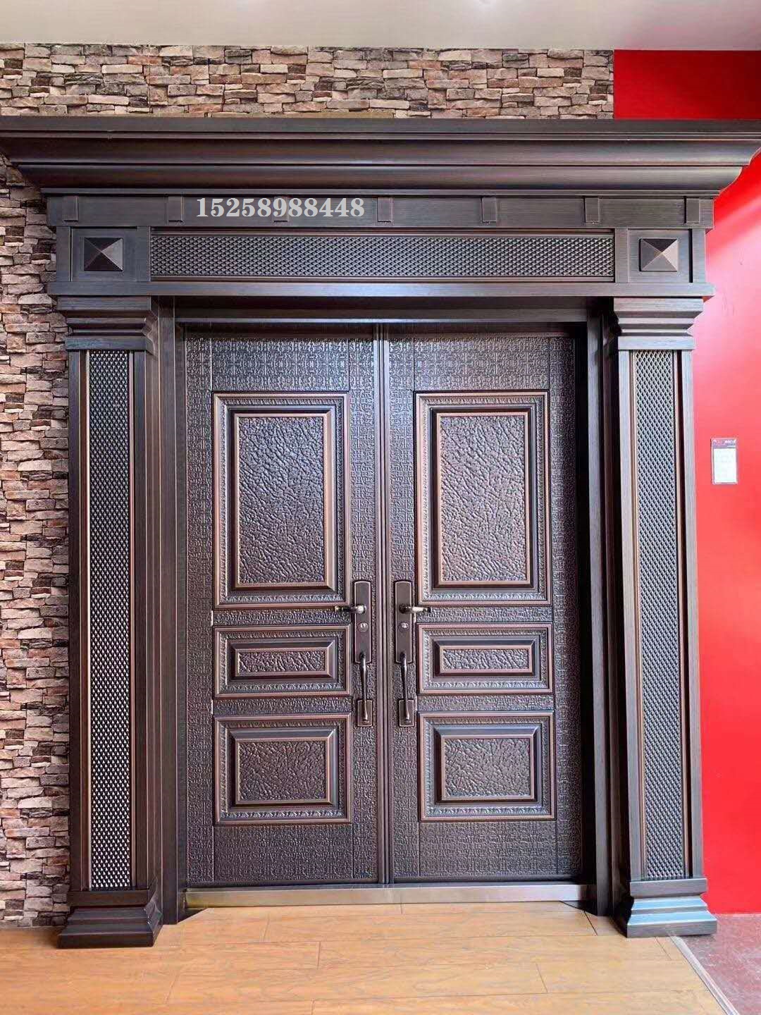 子母防盗门非标门甲级防盗门农村别墅大门进户子母门带亮窗入户门(图22)