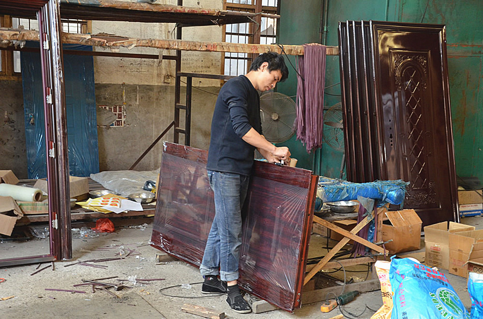 钢质防盗门上海地区非标定制门定制防盗门学校门工程门进户门定制(图7)