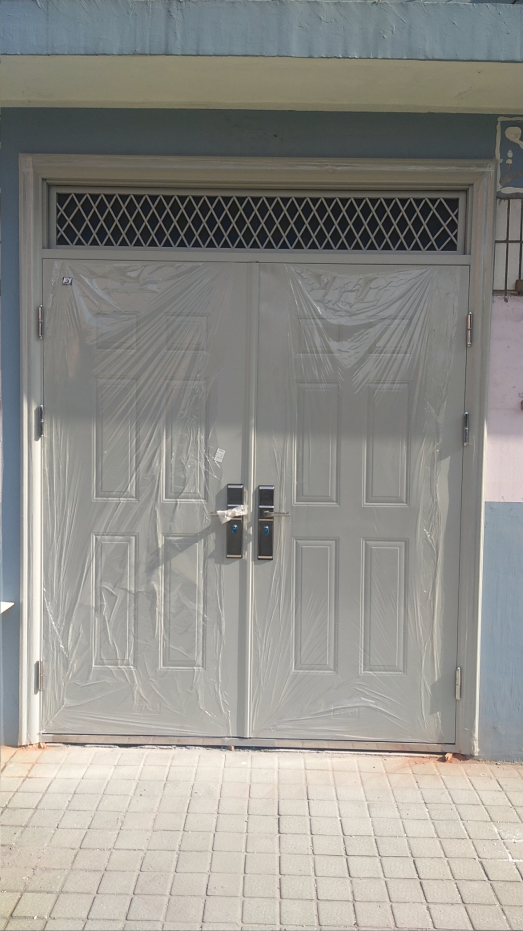 钢质防盗门上海地区非标定制门定制防盗门学校门工程门进户门定制(图14)