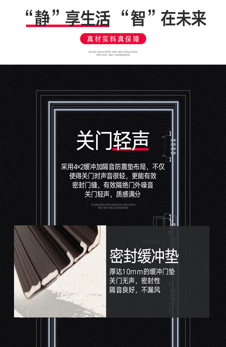 永康非标大门别墅农村钢质进户家用双开防盗钢制仿铜工程门安全门(图9)