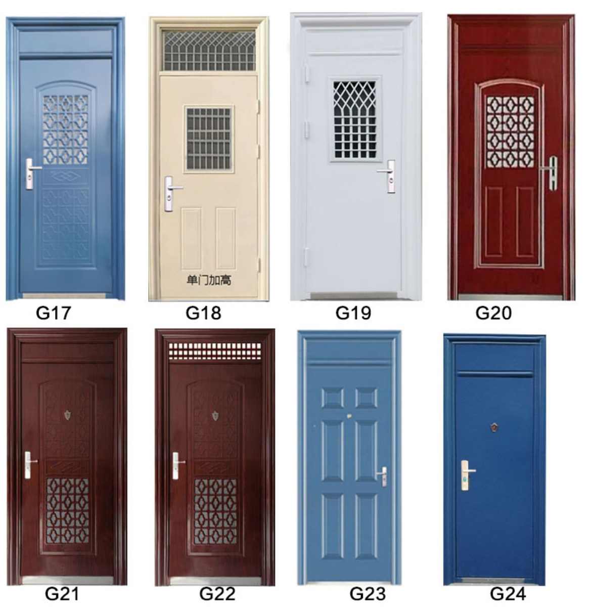 非标门入户门防盗门加高学校门安全子母门门户门进户门大门户入门(图13)