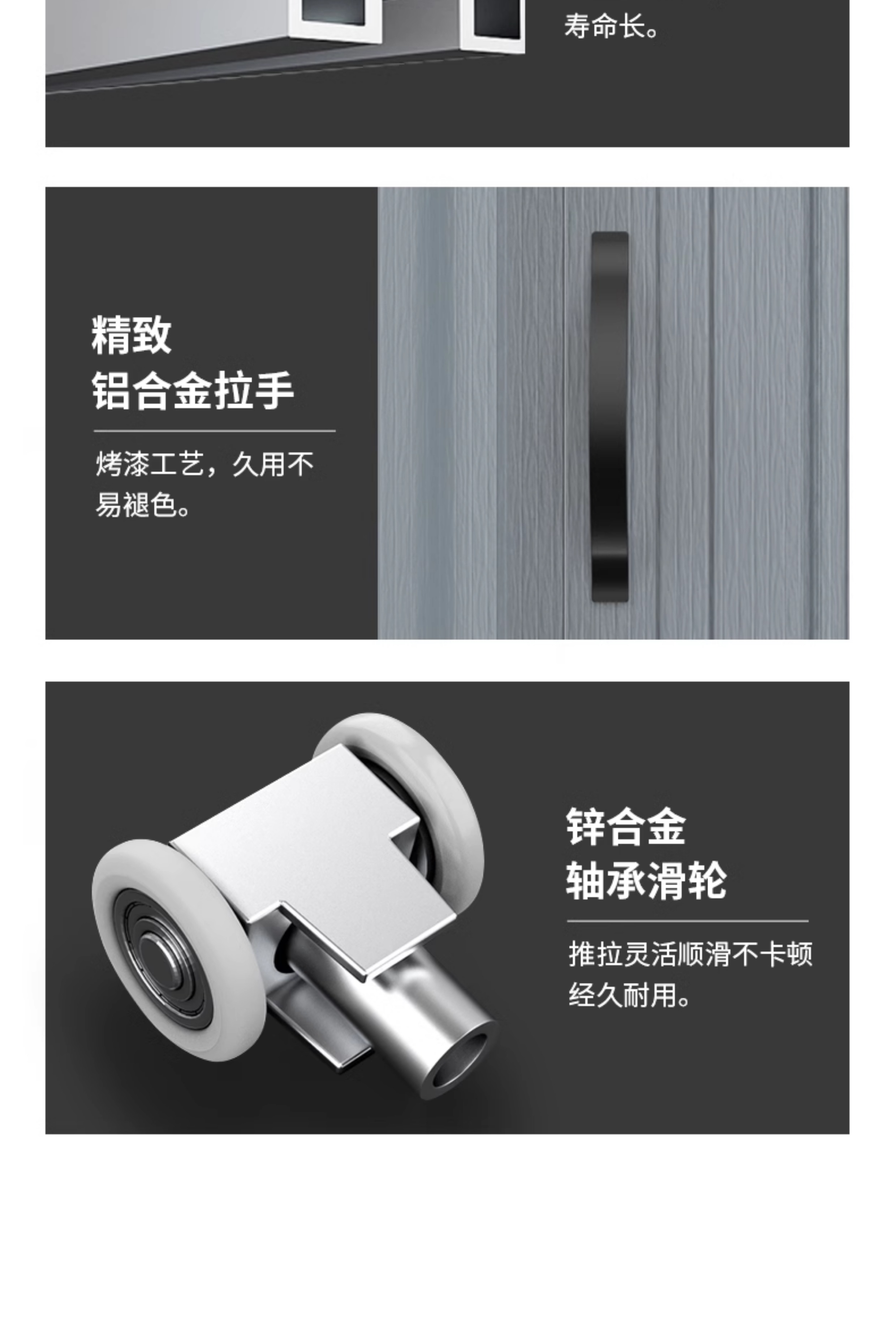 PVC折叠门隔断门厨房门家用无下轨卫生间厕所阳台隐形简易推拉门(图29)