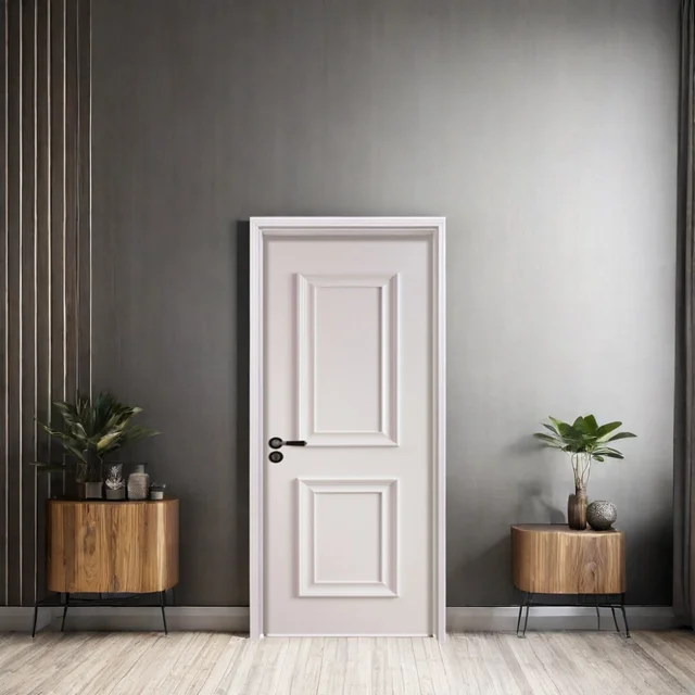 木塑门树脂门高分子转印门酒店客房门公寓门套装门防水防潮防白蚁(图5)